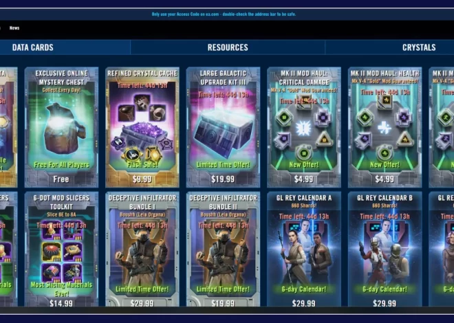 SWGoH Webstore: Your One-Stop Shop for the Best Deals and Enhancements 2024
